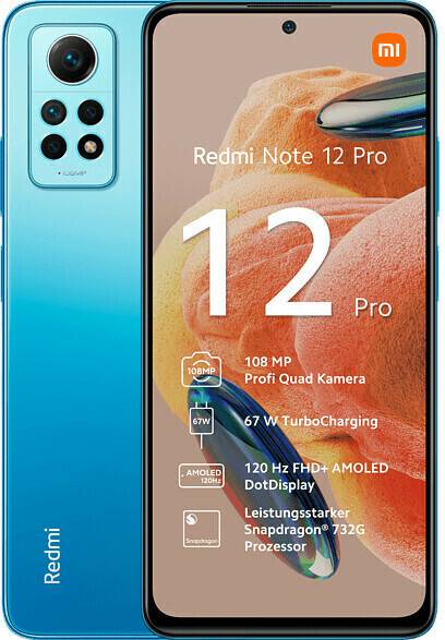 Xiaomi Redmi Note 12 Pro 4G Xiaomi Redmi Note 12 Pro 4G128GB 8GB Glacier Blue