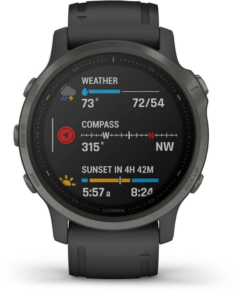 Garmin fēnix 6S Sapphire Garmin fēnix 6S SapphireSchwarz